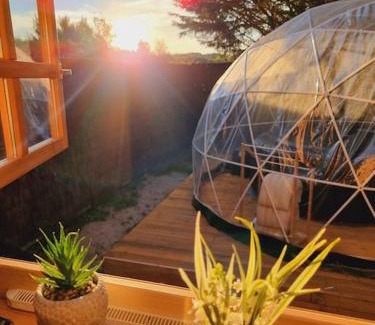 Pruniers-en-Sologne Ski Chalet | Les Atypiques de sologne Pod avec spa privatif