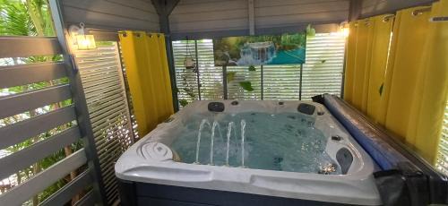 Bouillante Villa | Les Gites Capra - Villa Aiméandre piscine et Spa