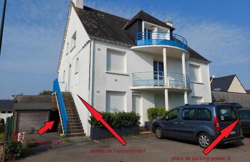 Beg-Meil Apartment | Les Pins, plage à pied