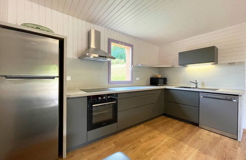 Hautefort Cottage | Les SOURCES "VIP Dyna" panoramic terrace, SPA, swimming pool, fishing pond.