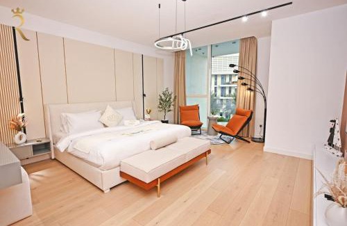 Saadiyat Cultural District Apartment | Lilac Breeze 1BR - Stylish Stay with Balcony Near Saadiyat Beach & Louvre Abu Dhabi