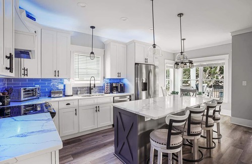 Surfside Beach House | Limo Golf Cart Included 5BR w/+ Outdoor TV Lounges | Site 1195