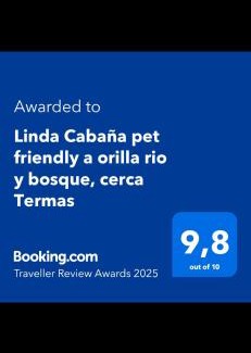 Panguipulli House | Linda Cabaña pet friendly a orilla rio y bosque, cerca Termas