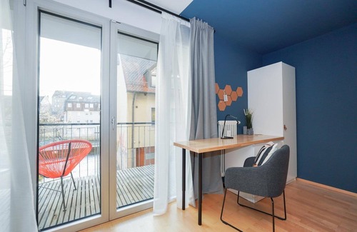 Mitte Condo | LINDE3 - 10 min. to the old town - balcony with Pegnitz view