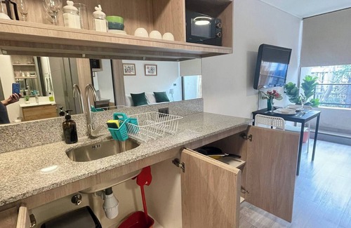 Downtown Santiago Apartment | Lindo Estudio con parking gratis