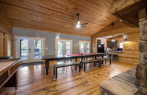 Broken Bow Cabin | Listing Includes Both Riverfront Cabins!