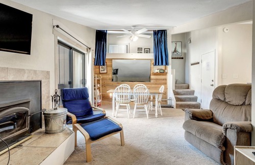 Bear Valley Condo | Loft Condo w/Bonus Area - Creekside #7 by Bear Valley Vacation Rentals