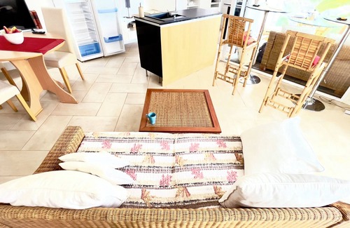 San Marcos Apartment | Loft DOA panoramic sea view, satellite TV, WIFI parking free, 500 m to the beach, bus stop