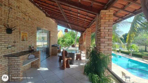 Aquiraz Apartment | Loft Rústico com Piscina e Churrasqueira