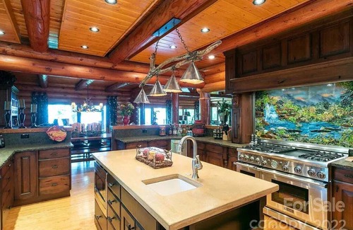 Mountain Air Cabin | Log Cabin 5BR Mountain Views Private Club Access