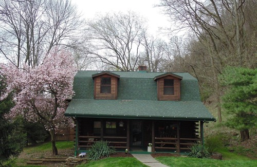 Pittsburgh House | Log cabin home on 5 acres, fenced in and 2 miles from City Center