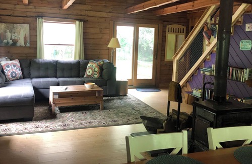 Morrisville Cabin | Log Cabin, Organic, Holistic, Living with Nature! the Real Vt - Pets Welcome!!!