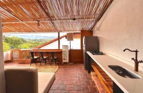 Barichara Apartment | LOLO & Lo- Casa privada con vista, hamaca y ubicación ideal 2 hab y Starlink
