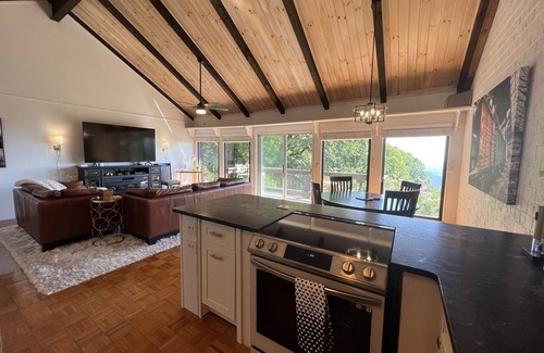 Dan River Villa | Long range views off Blue Ridge Pkwy w/updated kitchen & laundry Pet-Friendly!