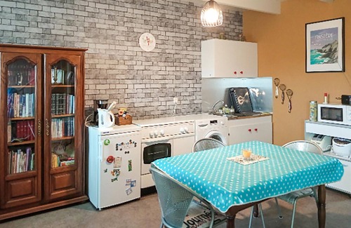 Plougoulm House | Look forward to a relaxing vacation in this vacation home not far from the sea.