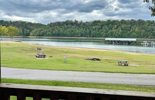Albany Cabin | Lovely 3-bedroom on beautiful Dale Hollow Lake at Wolf River Resort and Marina.