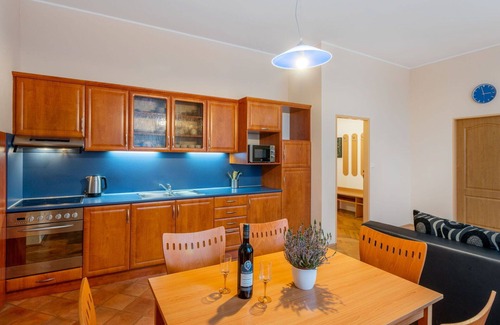 Tanvald Apartment | Lovely apartment for 4 guests with hot tub, WIFI, TV and pets allowed