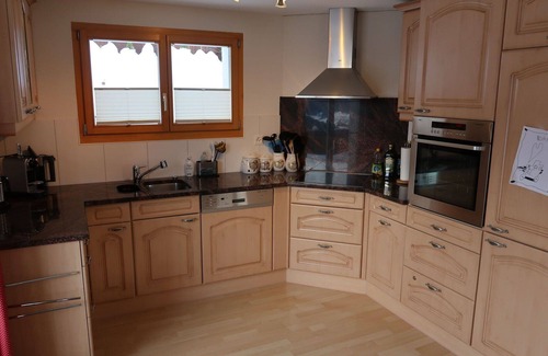 Riom-Parsonz Apartment | Lovely apartment for 4 guests with WIFI, TV, terrace, pets allowed and panoramic view