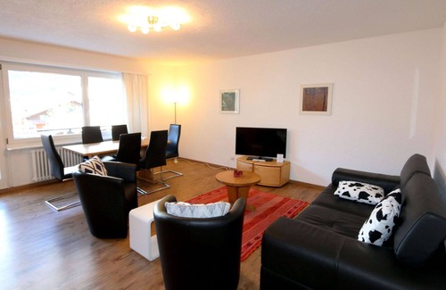 Saas-Fee Apartment | Lovely apartment for 6 people with WIFI, TV and balcony