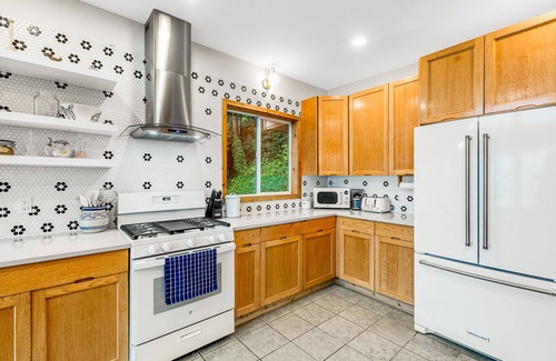 Alki House | Lovely, open home with water views, scenic deck, & 2 fireplaces - near Seattle