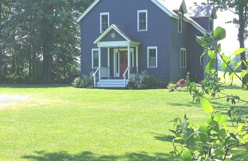 North Hero House | Lovely, private 2 bdrm-2bath on 10 acres with lake view
