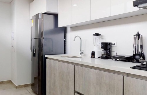 Calle 100 Apartment | Lujoso apartamento cerca parque de la 93- Dos hab