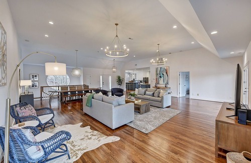 Dixie - Berryhill House | Luxe Lakefront Estate with Beach + Hot Tub + Firepit + Dock