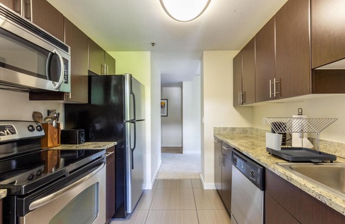 Downtown Portland Apartment | Luxe Old Town 2BR w/Rooftop Deck & Gym, nr Green Space, by Blueground