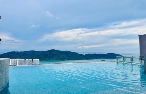 Kampung Sungai Nibong Apartment | Luxe Seaview Rooftop Pool Airport bayan lepas