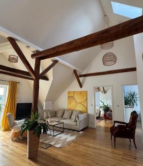 Tremsbuettel Apartment | Luxuriöses Loft mit schönem Blick