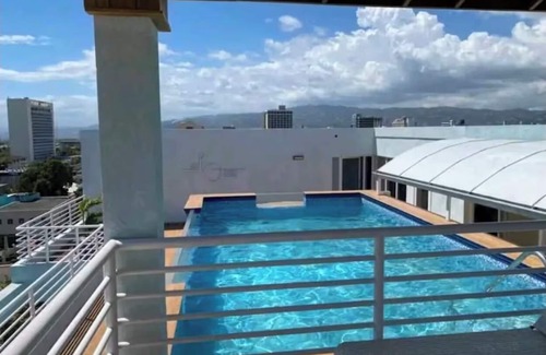 New Kingston Apartment | Luxurious 1-bedroom apartment in amazing Kingston with WiFi, AC, rooftop pool.