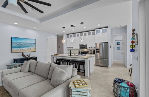 Fort Pierce House | Luxurious 4-Bedroom Pool Home -Walk to Beach & Restaurants