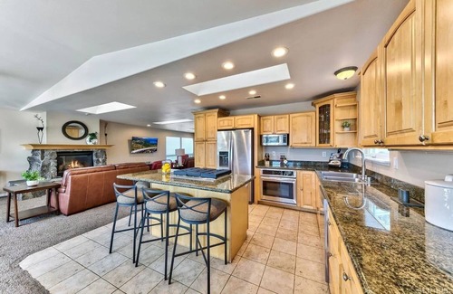 Tahoe Keys House | Luxurious Waterfront Retreat with Private Dock & H