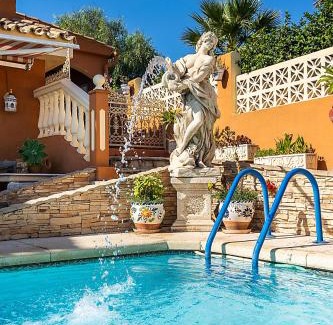 El Faro Villa | Luxury Andalusian Villa with Panoramic Mediterranean Sea Views & Private Pool & Multi-Level Gardens