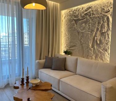 Thessaloniki City Centre Apartment | Luxury apartment 70m2 with 2 bedrooms ,balcony and jacuzzi , Downtown Thessaloniki