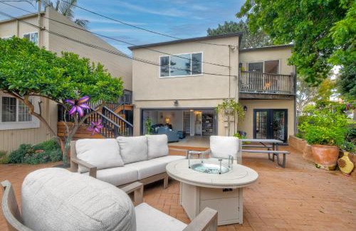 Carlsbad Village House | Luxury Beach Duplex, Sleeps 9, Dog-Friendly, AC, Fire Pit & Grill