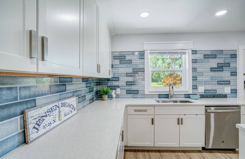 Hutchinson Island South House | Luxury Beach Escape - Newly Renovated, Waterfront, & private dock!