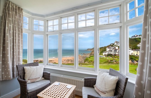 Mortehoe House | Luxury beach-front House with fantastic sea views in Woolacombe with parking