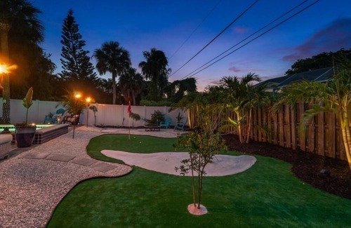 Naples Park House | Luxury Beach House Pool & Hot Tub Oasis