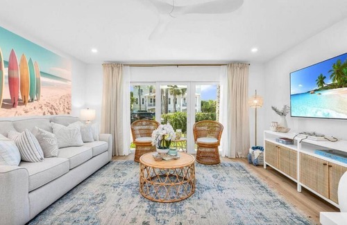 Juno Beach Apartment | Luxury Beachside Condo 2 Steps to the Beach!