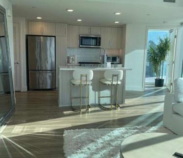 East Village Apartment | Luxury Designer Suite with Rooftop Pool, Gym
