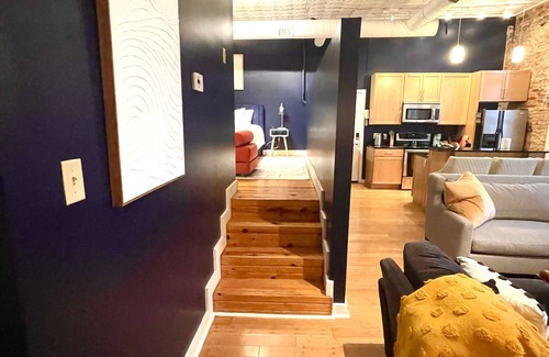 Jonesboro Condo | Luxury Downtown JB Condo-Designated Parking!