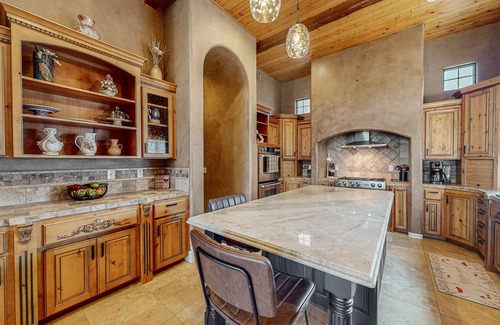 Estrella Mountain Ranch House | Luxury home with a pool, spa, fireplace, & private gas grill