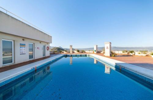 Rueda Apartment | LUXURY HOMEs MOJACAR PUEBLO WITH PANORAMIC VIEWS A POOL JACUZZI AND ROOFTOP GYM
