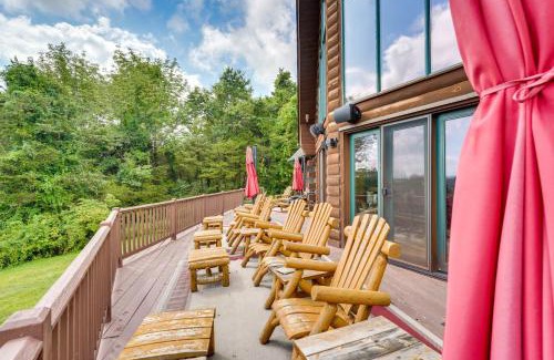 Hope House | Luxury Log Cabin with EV Charger and Mtn Views!