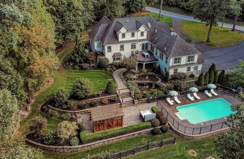 Narvon House | Luxury Mansion: Heated Pool + Hot Tub + Arcade Room