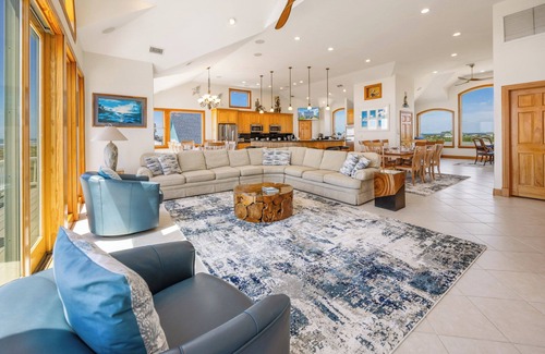 Hatteras House | Luxury Oceanfront Home w/Pool, HotTub, EV Charger, Elevator, Theater, Much More
