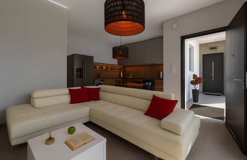 Nikita Apartment | Luxury Olea Valley Apartment - Nikiti Poolside Gem