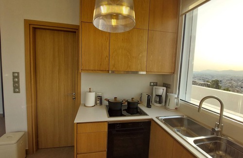 Kallithea Apartment | Luxury Penthouse | 360° Acropolis & Sea Views