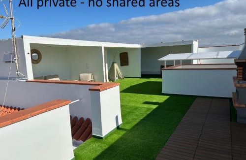 Los Realejos Apartment | Luxury Penthouse BBQ Chill out terrace